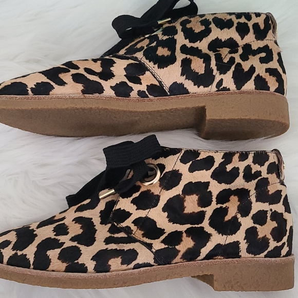 RARE Kate Spade Leopard Ankle Boots - Picture 8 of 11